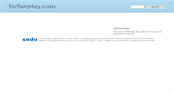 Desktop Screenshot of forfairplay.com